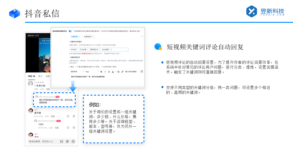 抖音私信自動回復客服軟件_抖音私信智能客服回復話術怎么修改 抖音客服系統 私信自動回復機器人 第3張